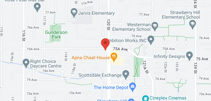 map of 212 7511 120TH STREET